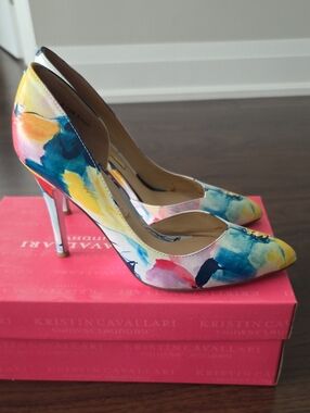 Kristin Cavallari Chinese Laundry Heel Floral Print